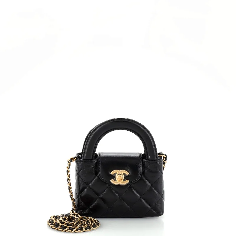 Seasonal Clearance Bags For Summer Kelly Top Handle Clutch with Chain Quilted Shiny Aged Calfskin Seasonal Clearance Bags For Summer Kelly Top Handle Clutch with Chain Quilted Shiny Aged Calfskin
