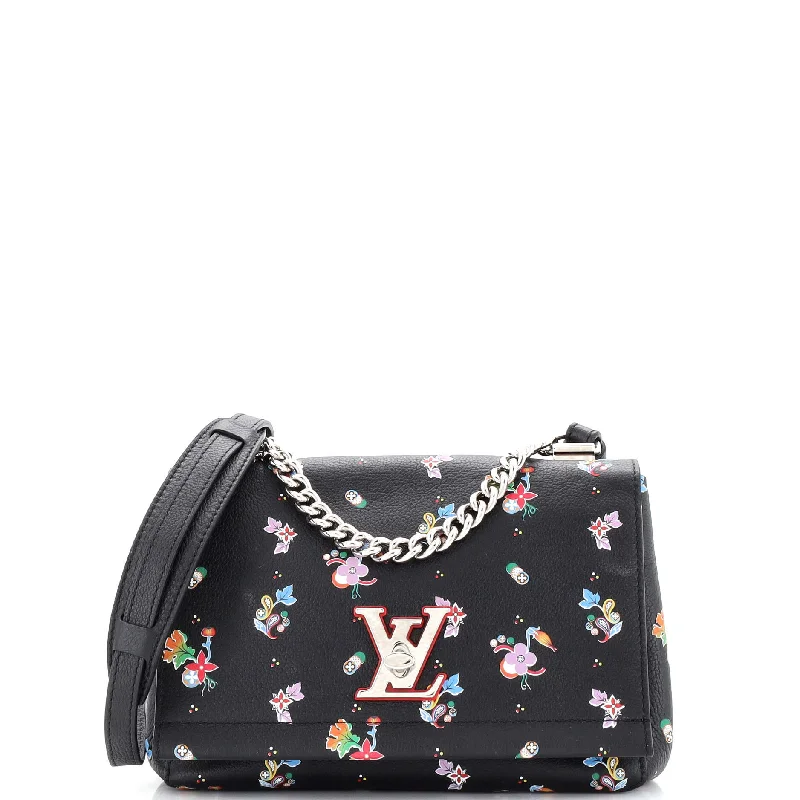 Glamorous Bags For Evening Events And Parties Lockme II Handbag Floral Printed Leather BB Glamorous Bags For Evening Events And Parties Lockme II Handbag Floral Printed Leather BB