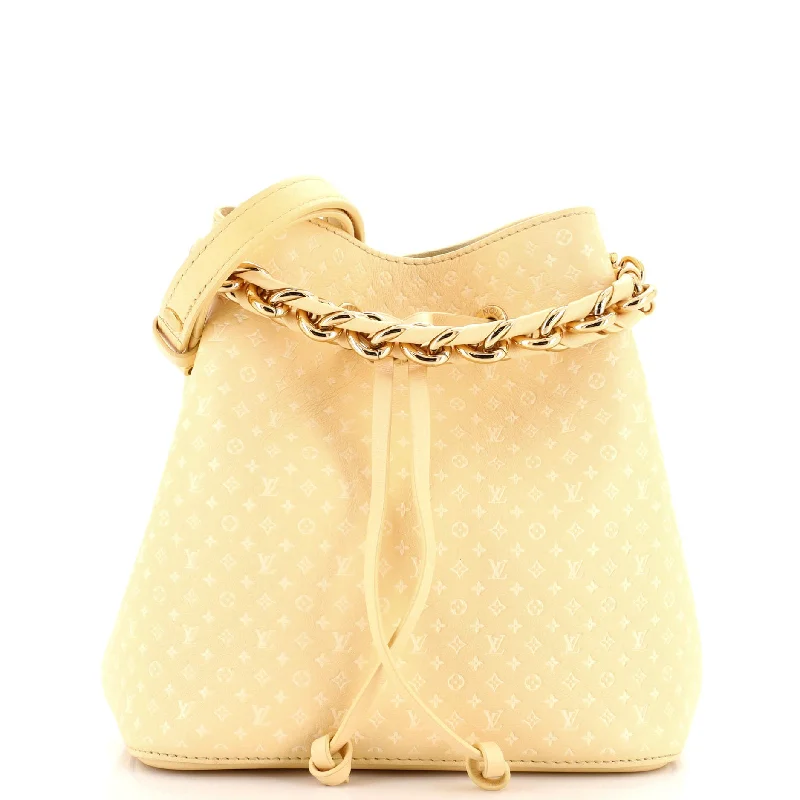 Luxury Seekers NeoNoe Handbag Nano Monogram Leather BB