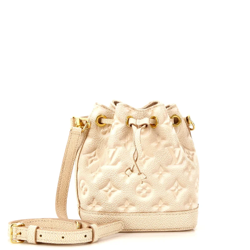 Luxury Bags On Sale Noe Handbag Stardust Monogram Empreinte Leather Nano