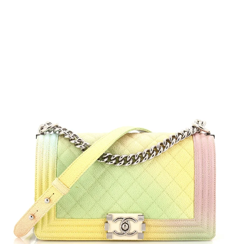 Affordable Bags For College Students On Sale Rainbow Boy Flap Bag Quilted Painted Caviar Old Medium Affordable Bags For College Students On Sale Rainbow Boy Flap Bag Quilted Painted Caviar Old Medium