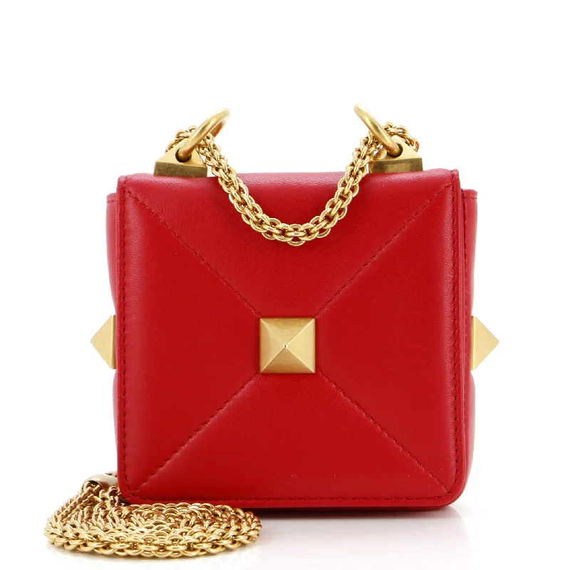 Trendy Bags Roman Stud Flap Bag Quilted Leather Mini
