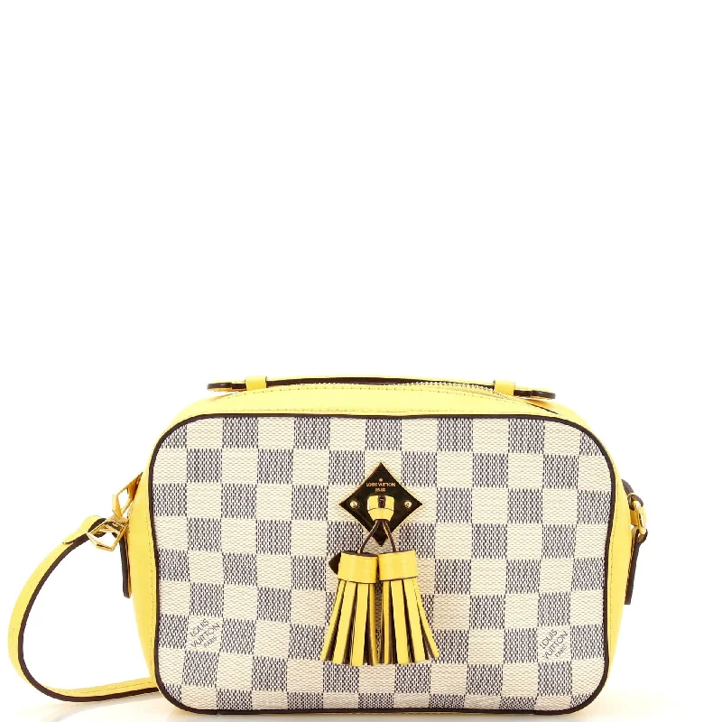 Spacious And Discounted Bags Saintonge Handbag Damier with Leather