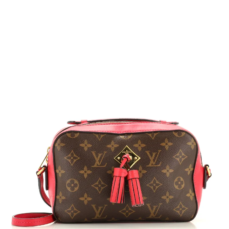 Bags For Personalized Gifts Saintonge Handbag Monogram Canvas with Leather
