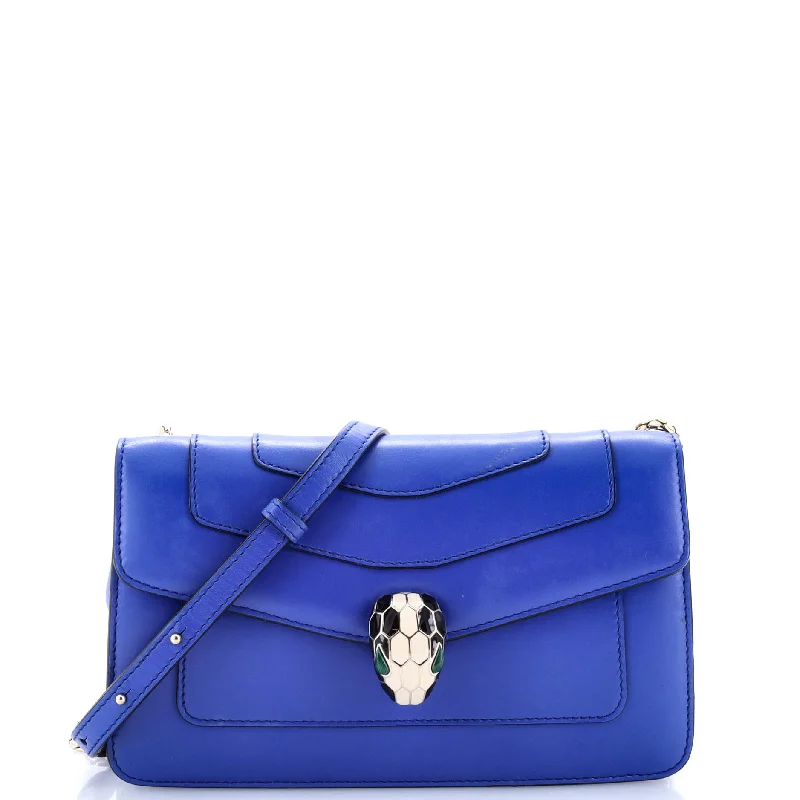 Luxury Bags For Working Professionals Serpenti Forever Shoulder Bag Leather Small