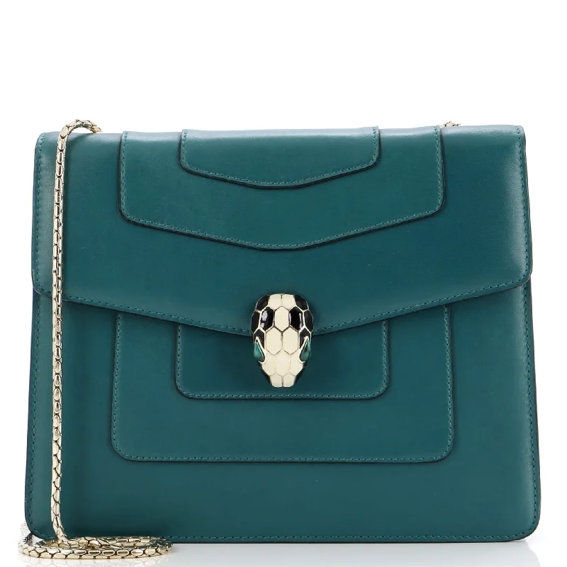 Luxury Bags For Working Professionals Serpenti Forever Square Shoulder Bag Leather Medium Luxury Bags For Working Professionals Serpenti Forever Square Shoulder Bag Leather Medium
