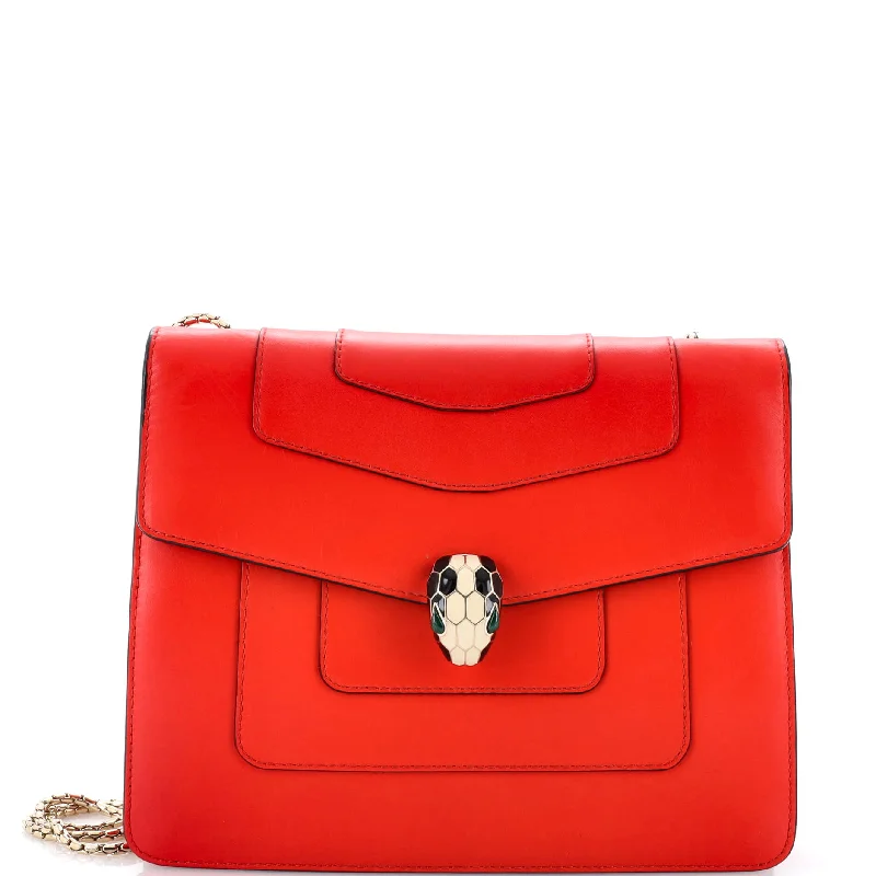 Vintage Bags For Retro And Classic Fashion Lovers Serpenti Forever Square Shoulder Bag Leather Medium Vintage Bags For Retro And Classic Fashion Lovers Serpenti Forever Square Shoulder Bag Leather Medium