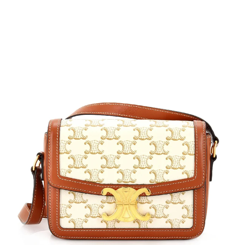 Lightweight And Functional Bags For Travel And Work Triomphe Shoulder Bag Triomphe Coated Canvas Teen Lightweight And Functional Bags For Travel And Work Triomphe Shoulder Bag Triomphe Coated Canvas Teen