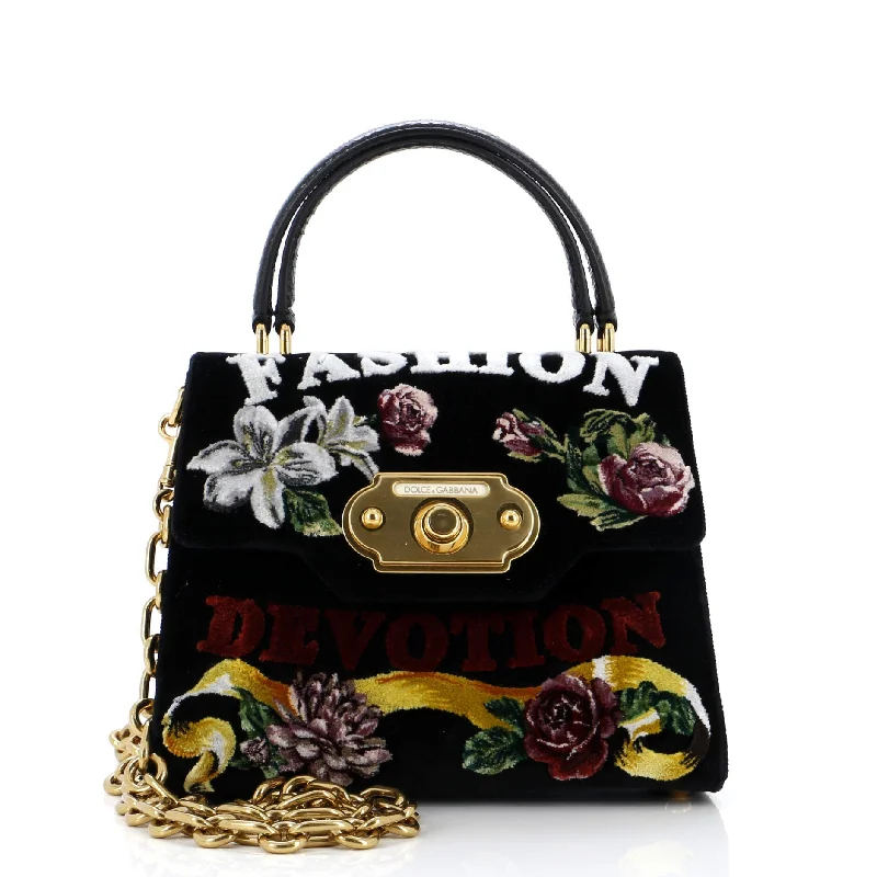 Flash Sales On Premium And High-Quality Bags Welcome Top Handle Bag Printed Velvet Small Flash Sales On Premium And High-Quality Bags Welcome Top Handle Bag Printed Velvet Small